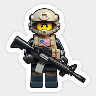 Tactical LEGO Sticker